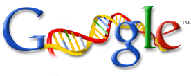 Google 50e anniversaire de la dcouverte de l'ADN - 25 avril 2003